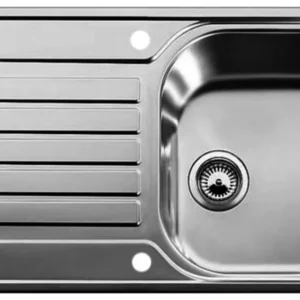 LANTOS 45 S - IF, Compact, obracljiv, nerjavno jeklo, krtaceno 519059 + sifon