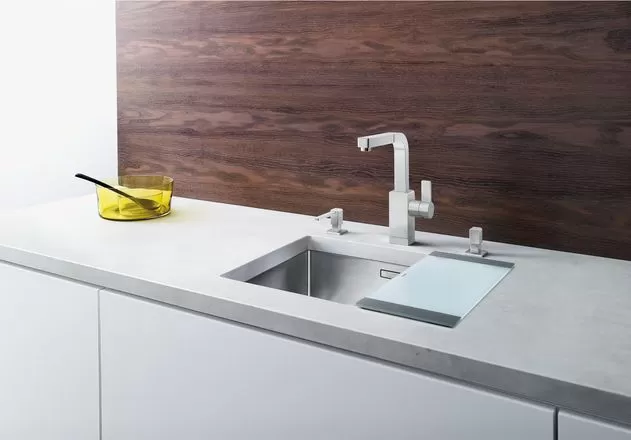 Kuhinjsko korito BLANCO CLARON 450-U, nerjavno jeklo, 521575 + sifon