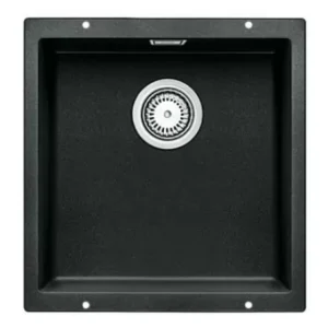 SUBLINE 400 - U, antracit, Silgranit PD 523422 + SIFON