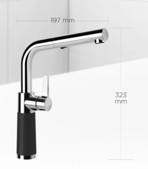 Kuhinjska armatura SCHOCK SC-540 557120 ONYX