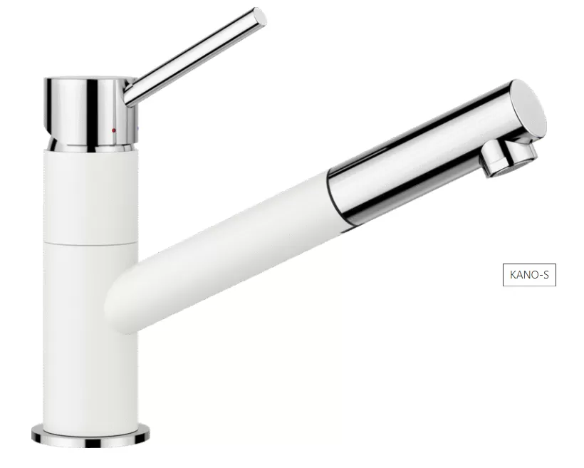 KANO-S, HD, bela/krom, izgled Silgranit 525040