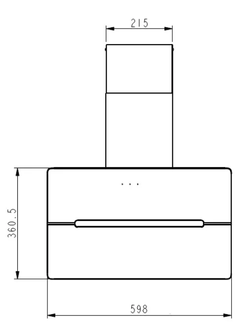 Kuhinjska napa ELICA LIXA BL/A/60 PRF0151308A