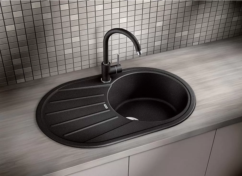 Kuhinjska armatura BLANCO MIDA, HD, ANTRACIT/KROM, IZGLED SILGRANIT 519415