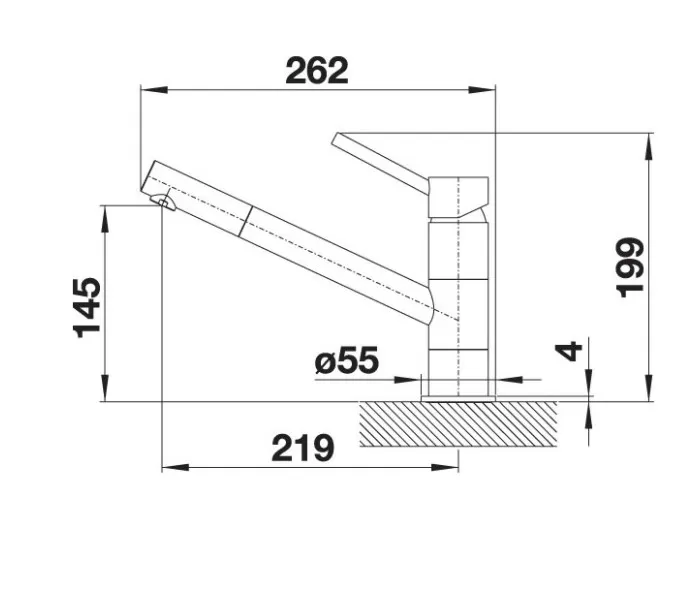 Kuhinjska armatura BLANCO KANO HD antracit/krom Silgranit 525028