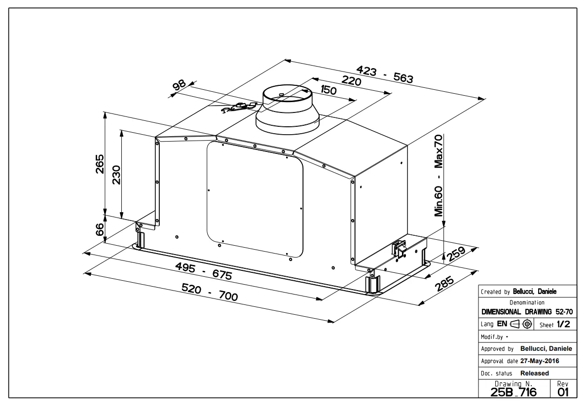 IN-LIGHT EV8P WH MATT A52